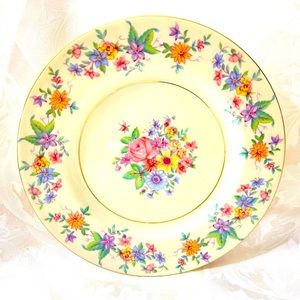6 Vintage Theodore Haviland dinnerware set (6 Dinner Plates. Made in USA.